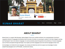 Tablet Screenshot of kumarbharat.com